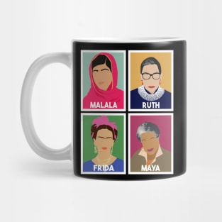 the power of malala ruth frida maya Mug